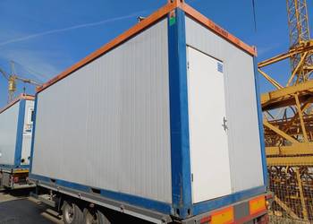 KONTENER BIUROWY CONTAINEX ZAPLECZE BUDOWY 2,5×6 W