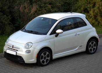 Fiat 500e Biała perła BEZWYPADKOWY! org.przebieg