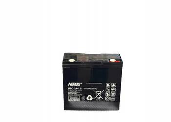 Akumulator NERBO AGM 12V 24Ah P+ NBC 24-12i