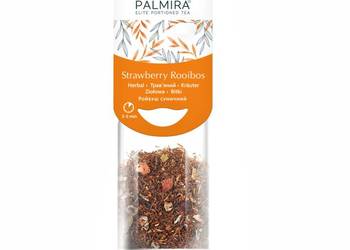 Palmira Strawberry Rooibos - liściasta ziołowa herbata do filiżanki
