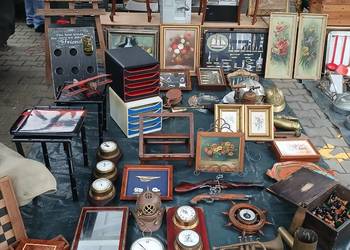 Antyki przedmioty kolekcjonerskie dekoracje - targ staroci Falenica