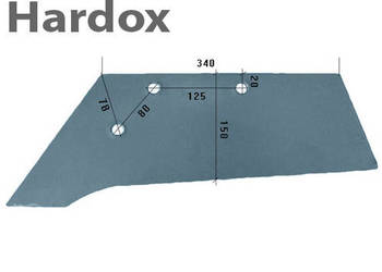 Lemiesz 300ha! HARDOX 200615/L N152 części do pługa NIEMEYER