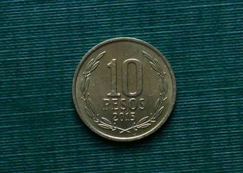 CHILE - 10 peso, 2015r.