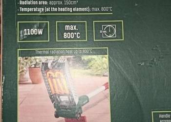 Parkside PUV 1100 b2 termiczne urządzenie do usuwania chwastow