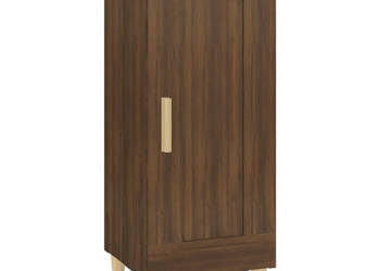 Szafka brązowy dąb 345x34x90 cm materiał drewnopochodny WM-817434