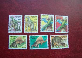 Mali 1984 MNH Mi. 1025/31 Fauna Dinozaury Zwierzęta Prehist