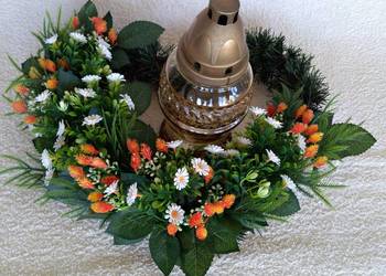 Wianek w kształcie SERCA na Cmentarz dla bliskiej Osoby Stroik na Grób