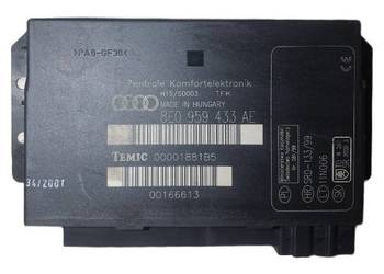 Moduł komfortu Audi A4 B6 B7 8E0959433AE centralny zamek sterownik
