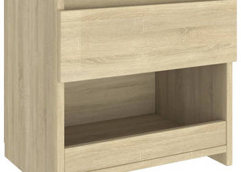 Szafka nocna dąb sonoma 40x30x39 cm materiał drewnopochodny WM-803449