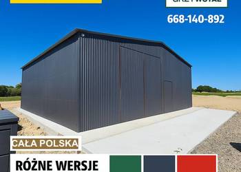 Garaż blaszany Garaże Blaszane -Magazyn Wiata-Hala Stalowa - GRZYWSTAL