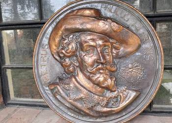 Petera Paul Rubens Petrus. Płaskorzeźba z miedzi. Ozdoba i malarstwo