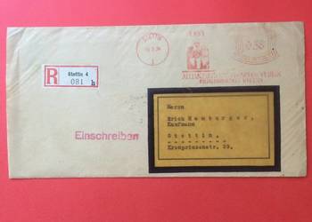 ( 1797 ) Niemieckie Pismo Allianz Stettin