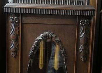 Gustav Becker zegar stojący śliczna ciemna "baba" ośmiostrunowa 3 sygnatury