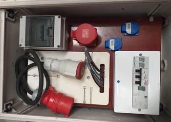 Skrzynka elektryczna rozdzielnia budowlana
