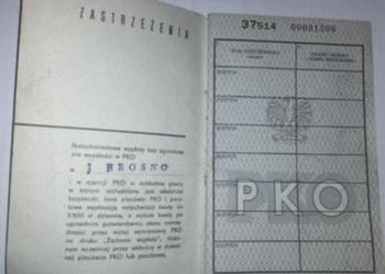Książeczka PKO-relikt PRL-u