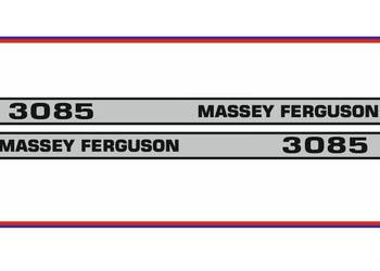 Naklejki Massey Ferguson 3085 Ciągnik Traktor nalepki Komplet