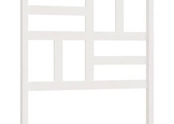 Wezgłowie łóżka białe 81x4x104 cm lite drewno sosnowe WM-818166