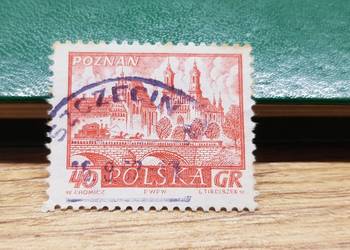 Znaczek Historyczne Miasta Polskie stempel Szczecin 16.9.62r.