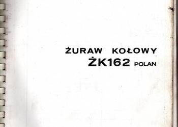 Żuraw ŻK-162 Polan katalog czesci zamiennych