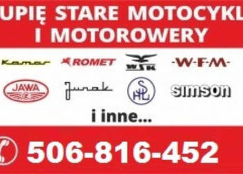 SKUP starych i zabytkowych motocykli PRL motorowery motory PRL