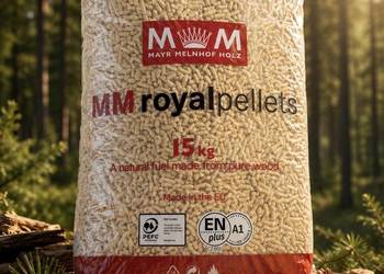 Pellet pelet MM ROYAL czysty świerk Certyfikat A1