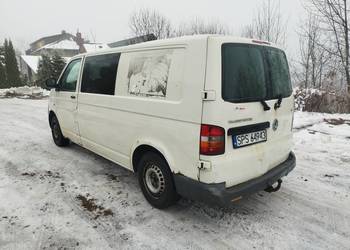 Volkswagen Transporter T5 brygadówka Doka 6 osób Klima