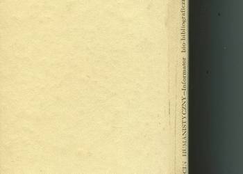 Szczecin humanistyczny Informator bio-bibliograficzny