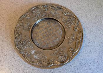 Talerzyk srebrzony sygnowany