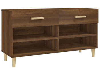 Szafka na buty brązowy dąb 102x35x55 cm WM-817569