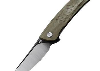 Nóż składany Bestech Swift Green Micarta, Satin/Black D2 (BG30A-2)
