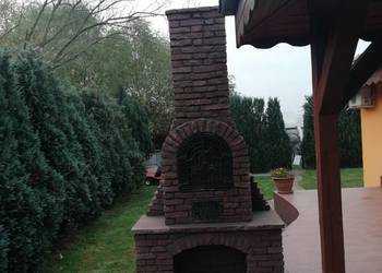 Grill murowany z kamienia wędzarnia piec chlebowy/pizza