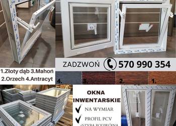 Inwentarskie okna PCV podwójna szyba -Obora, chlewnie, kurniki piwnice
