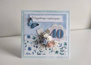 Kartka w pudełku ręcznie robiona na urodziny handmade Kartka w pudełku ręcznie robiona na urodziny handmade