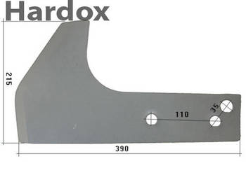 Krój płozowy HARDOX 084320/P części do pługa KVERNELAND