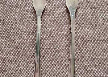 2 platerowane widelce do wędlin firmy HEFRA wzór wschodni.