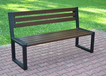 Ławka Parkowa Ogrodowa Miejska z oparciem HAGI 180cm W207