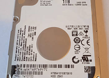 HGST HTS541010B7E610 1TB 2.5" HDD SATA III 5400RPM Cache 128MB