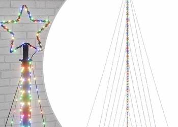 vidaXL Choinka LED 789 LED Kolorowa 476 cm（SKU:4016447）