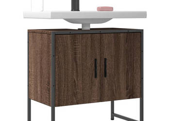 Szafka pod umywalkę brązowy dąb 60x33x60 cm WM-842460