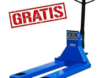 Paleciak, wózek widłowy ręczny paletowy z wagą KPZ 71-9