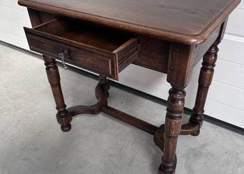 Piękna dębowa konsola pomocnik 100% drewno