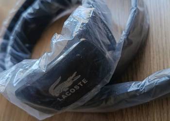 Pasek skórzany męski Lacoste - do garnituru jak i na co dzień