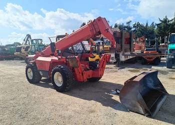 Ładowarka teleskopowa Manitou MVT 1230 z Niemiec łyżka i widły ładna jcb