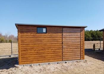 Domek Ogrodowy, Narzędziowy 3X3 Drewnopodobny PRODUCENT 166