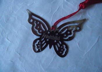 SREBRZONA ZAKŁADKA DO KSIĄŻEK