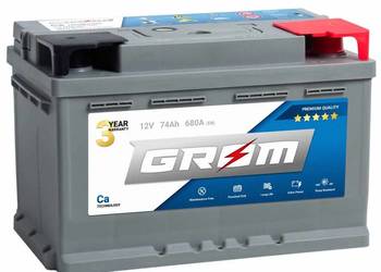 ⚡️Akumulator GROM Premium 74Ah 680A EN DTR niski/wysoki⚡️
