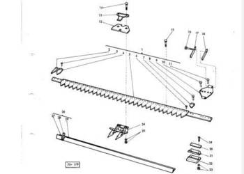 MF 187 kombajn katalog części zamiennych