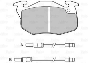 KLOCKI HAM. (SYS.BENDIX) NOWE VALEO PEUGEOT 405