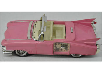 Unikatowy Zegar Biurkowy "Pink Lady" – Różowy Kabriolet Retro | Vintage lat