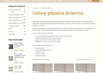 Dwa Sklepy internetowe ze sztukaterią